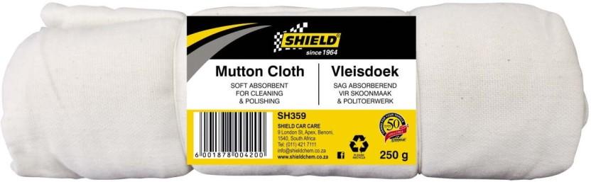 Shield Mutton Cloth Cotton Vehicle Washing  Cloth (Pack Of 1)