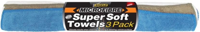Shield Microfibre Towels Microfiber Vehicle Washing  Cloth (Pack Of 1, 230 GSM)