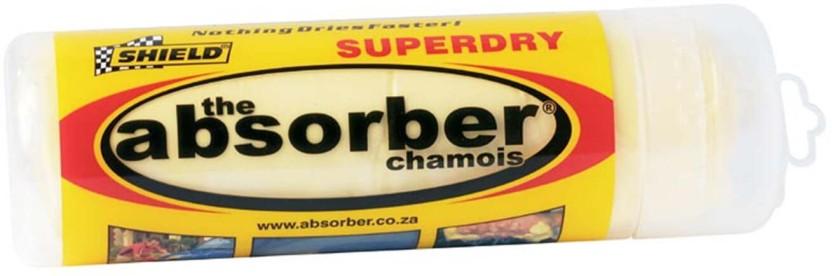 Shield Absorber Super Dry Chamois Polypropylene Vehicle Washing  Cloth (Pack Of 1)