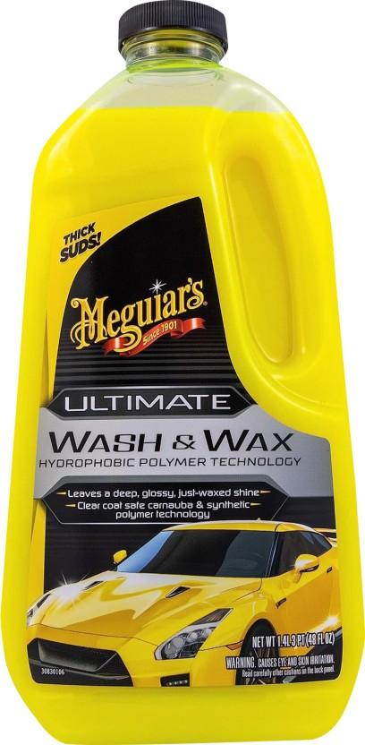Meguiar's Ultimate Wash And Wax Liquid Car Polish for Exterior (1.42 L, Pack of 1)