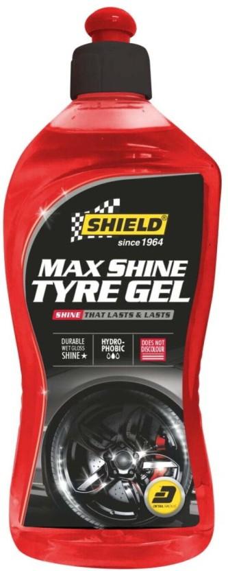 Shield Max Shine Tyre Gel Gel Wheel Tire Cleaner (Pack of 1, 500 ml)