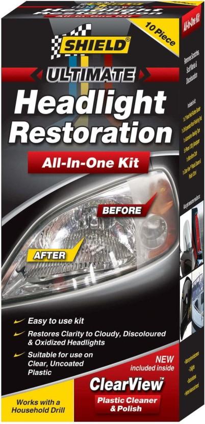 Shield Headlight Restoration Vehicle Cleaning Combo for Car (520 g, Pack of 1)