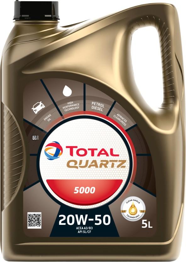 TotalEnergies Quartz 5000 20W50 (5 L, Pack of 1)