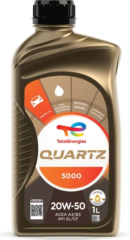 TotalEnergies Quartz 5000 20W50 (1 L, Pack of 1)