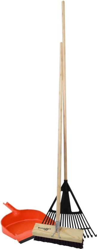 Academy Garden Combo Broom/Rake/Dutspan Garden Tool Kit (1 Tools)