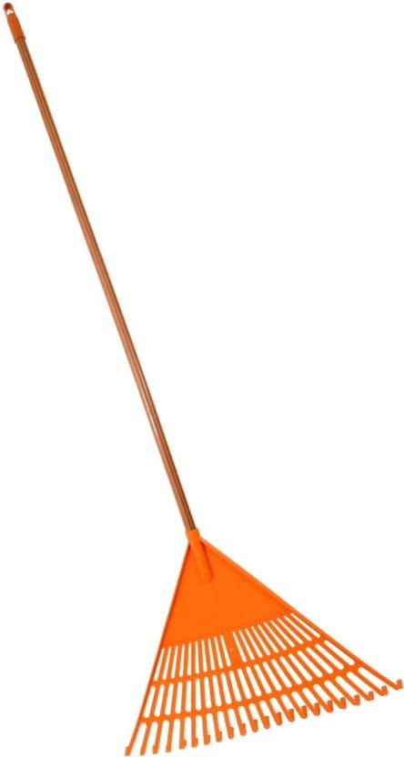 Garden Master Plastic Rake Orange Garden Tool Kit (1 Tools)