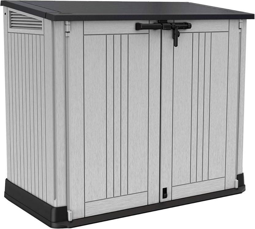 Keter Plastic Garden Shed (Grey, Coverage Area:0 sq.ft)