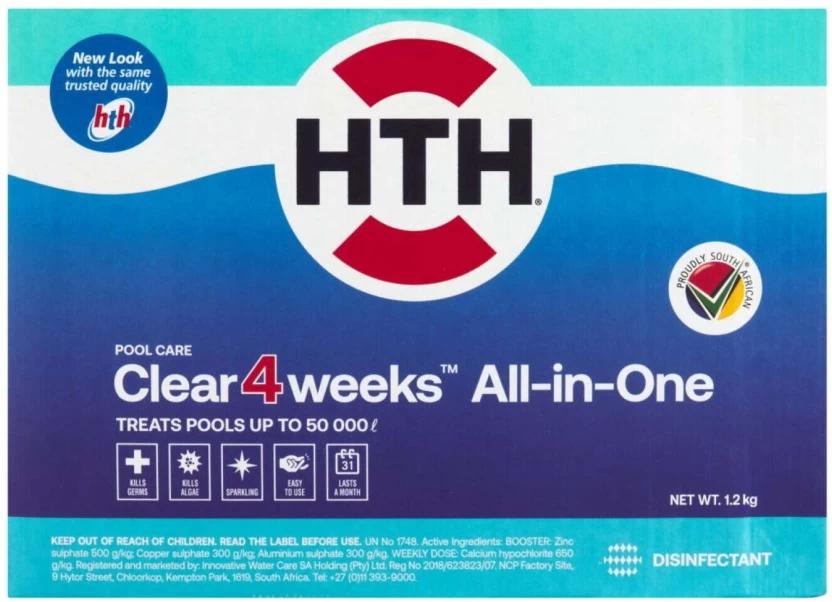 Hth Clear 4 Weeks All In One Pool Care Pool Cleaner (Pack of 1)