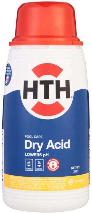HTH 3 kg Dry Acid Pool Acid (Pack of 1, 3 L)