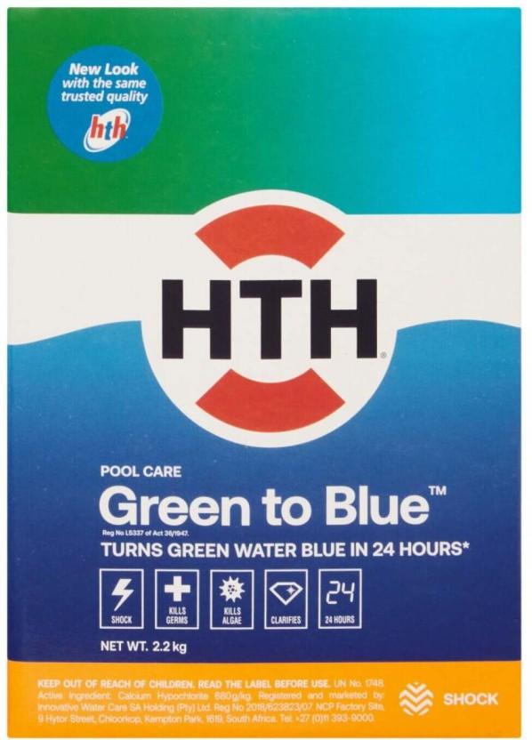 Hth Green To Blue Pool Cleaner (Pack of 1)