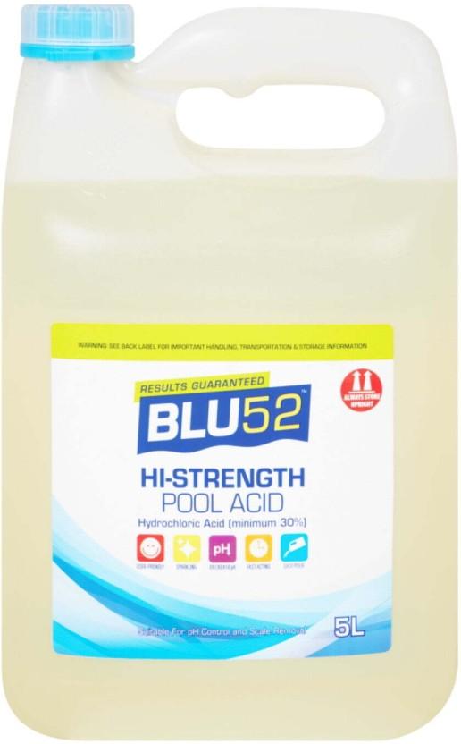BLU52 Strength Pool Acid Pool Acid (Pack of 1, 5 L)