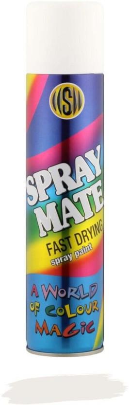 Spraymate White Matte Spray Paints (250 ml, Pack of 1)