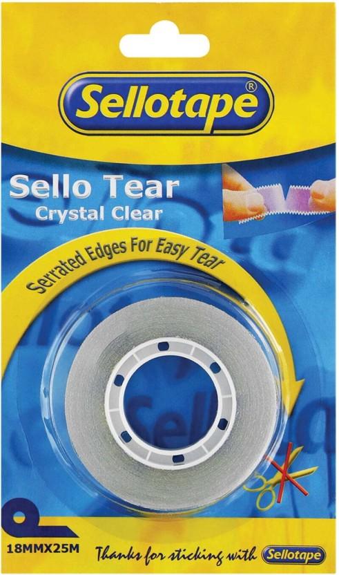 Sellotape Tear Crystal Clear Adhesive (175 g)