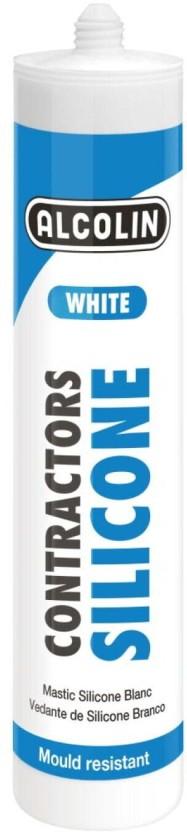 Alcolin Contractors Silicone White Adhesive (260 ml)