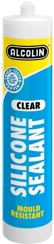 Alcolin Mould Resistant Clear Silicone Sealant Adhesive (300 ml)