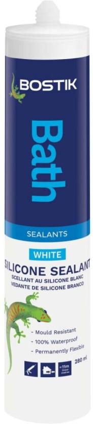 Bostik Bath Sealant White Adhesive (280 ml)