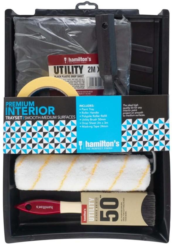 Hamiltons Premium Interior Paint Trayset Paint Roller (Pack of 1)