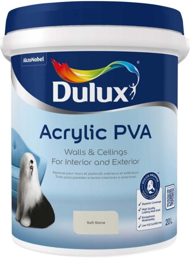 Dulux Acrylic PVA Soft Stone Soft Stone Emulsion Wall Paint (20 L)