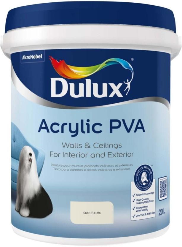 Dulux Dulux 20 l Acrylic PVA Oat Fields Oat Fields Emulsion Wall Paint (20 L)