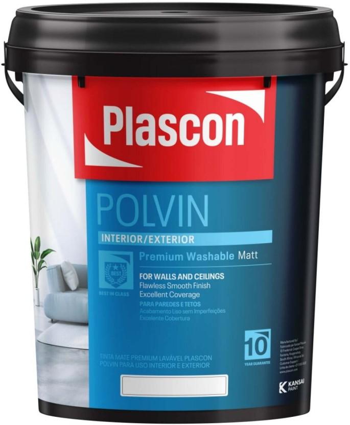 Plascon Polvin Super Acrylic Tint Base Emulsion Wall Paint (20 L)