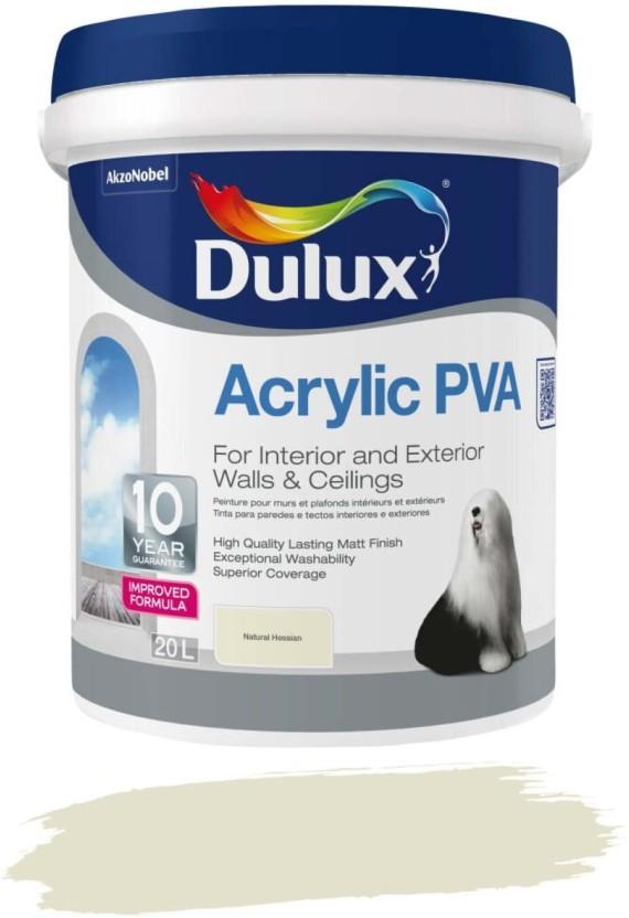 Dulux Acrylic PVA Natural Hessian Natural Hessian Emulsion Wall Paint (20 L)
