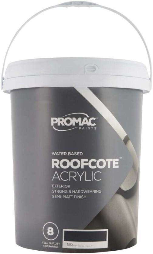 Promac Promac 20L Easy Coat Roof Ebony Ebony Emulsion Wall Paint (20 L)