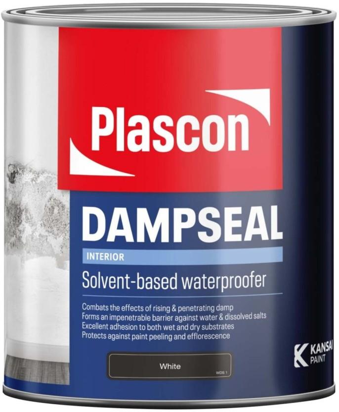 Plascon Waterproofing Sealant White Solvent Wall Paint (1 L)