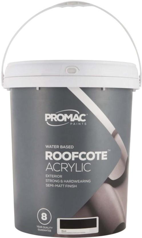 Promac Promac 20L Easy Coat Roof Black Black Emulsion Wall Paint (20 L)