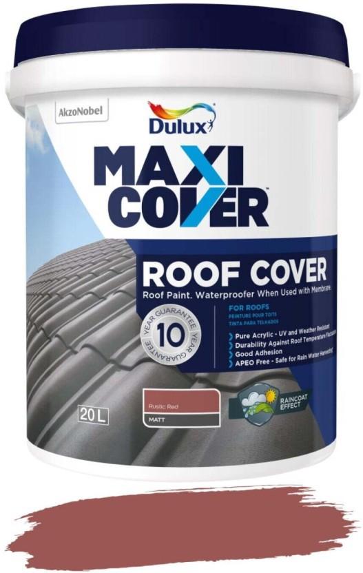 Dulux Maxicover Roof Cover Rustic Red Emulsion Wall Paint (20 L)