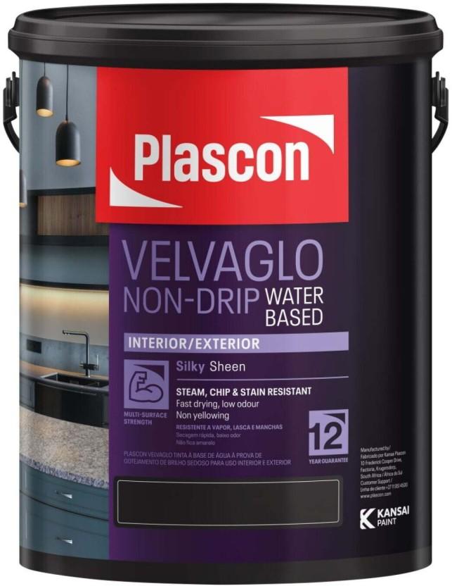 Plascon Waterbased Velvaglo Pastel Base Tinted Emulsion Wall Paint (5 L)