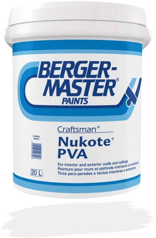Bergermaster PVA White Emulsion Wall Paint (20 L)