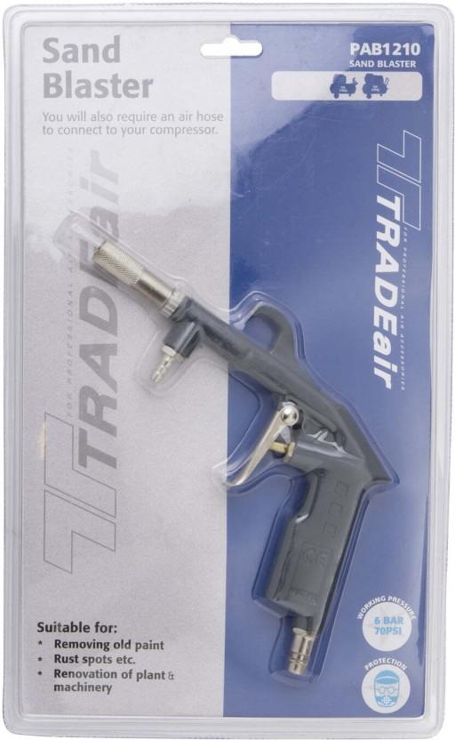Tradeair Air Sand Blasting Gun Air Assisted Sprayer (20 Spray Settings)