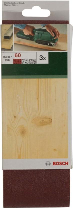 Bosch Sanding Belt 75 X 457Mm Emery Sandpaper (60 Pack of 1)