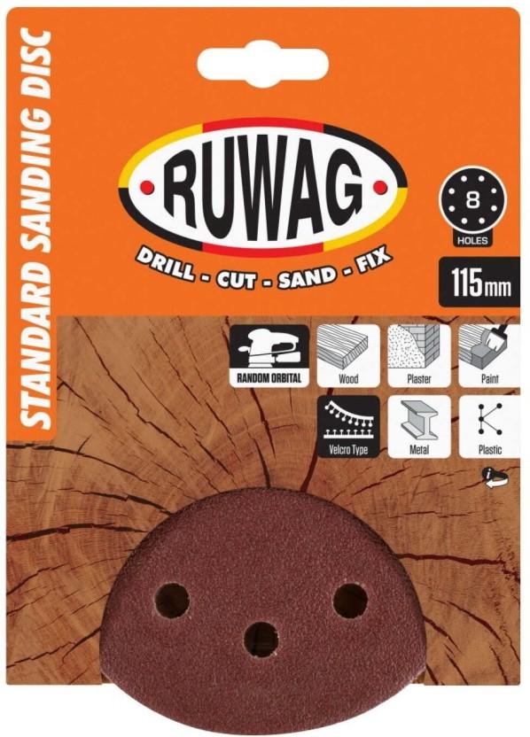 Ruwag Randon Orbital Sand Emery Sandpaper (80 Pack of 1)