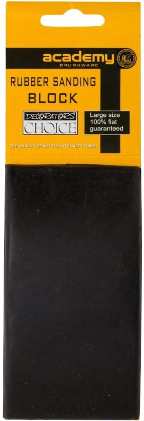 Academy Rubber Sanding Block Aluminium Oxide Sandpaper (80 Pack of 1)