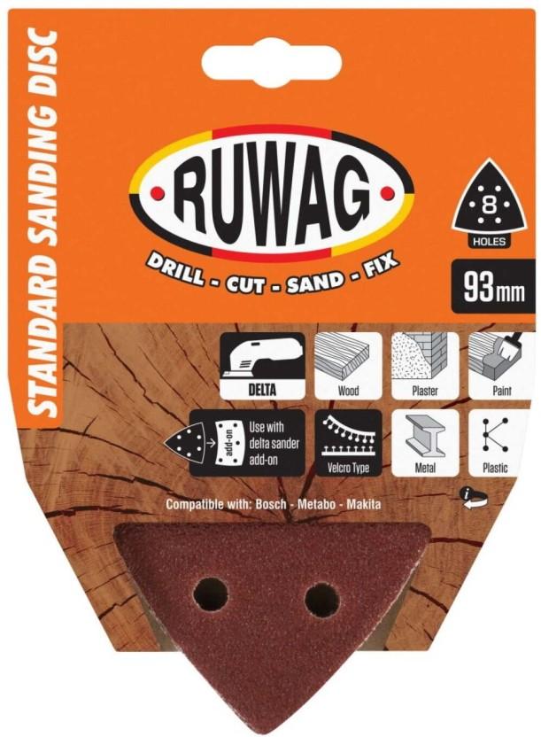Ruwag Triangular Sheet Sand Aluminium Oxide Sandpaper (240 Pack of 1)