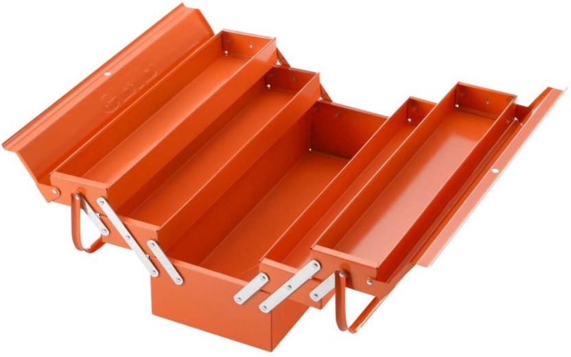 Grip Metal Toolbox 5 Tray Tool Box