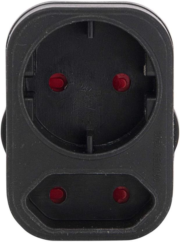Powerworx Shucko Adaptor Power Plug (Black)