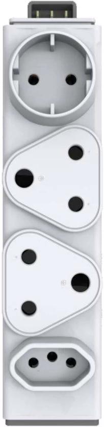 Allocacoc Powerstrip Module 4  Socket Extension Boards (White, 0 m)
