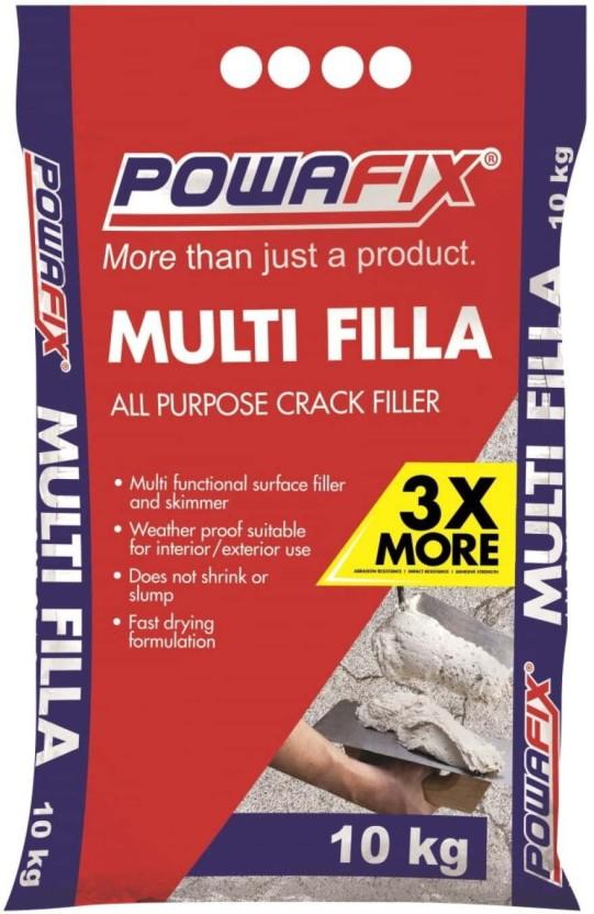 Powafix All Purpose Crack Filler Exterior, Interior Powder Crack Filler (10 kg)