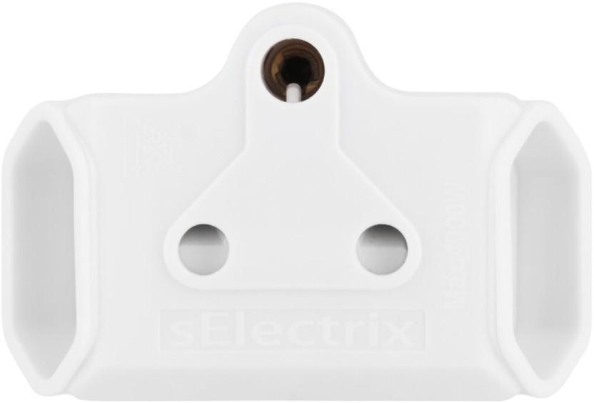 Selectrix Adaptor Three Pin Plug (White)