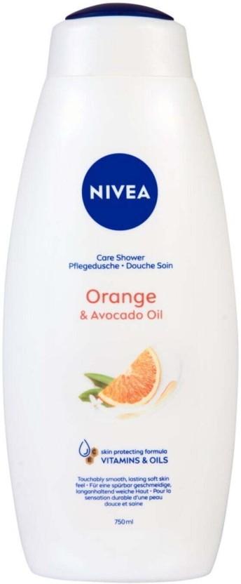 Nivea Orange & Avocado Oil Caring Shower Cream Body Wash (750 ml)