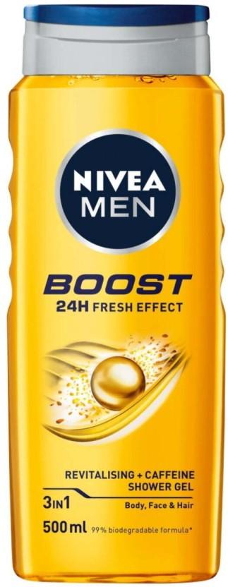 Nivea Men Boost Shower Gel Body Wash (500 ml)