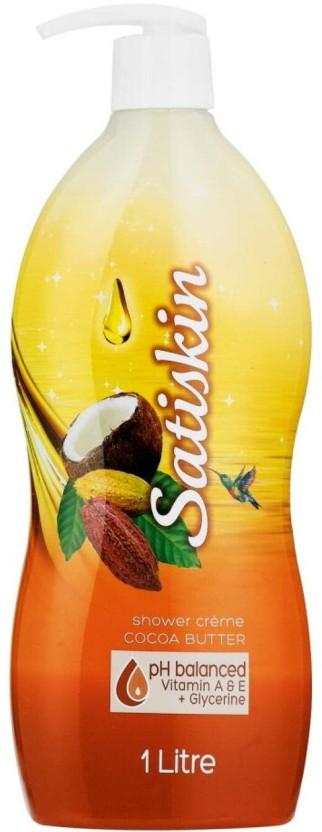 Satiskin Cocoa Butter Shower Creme Body Wash (6 x 1 L)