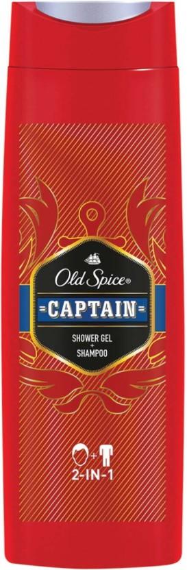 Old Spice Captain Shampoo + Shower Gel Body Wash (400 ml)