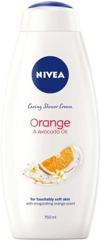 Nivea Orange & Avocado Oil Caring Shower Cream Body Wash (12 x 750 ml)