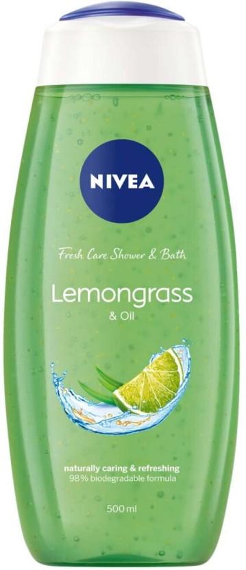 Nivea Fresh Care Lemongrass & Oil Shower & Bath Body Wash (12 x 500 ml)