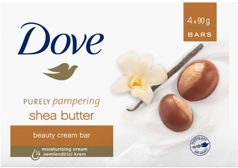 Dove Beauty Cream Bar Purely Pampering (4 x 90 g)