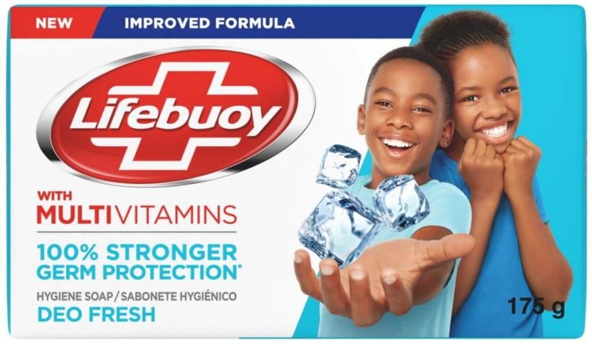 Lifebuoy 100% Stronger Germ Protection Deofresh (175 g)
