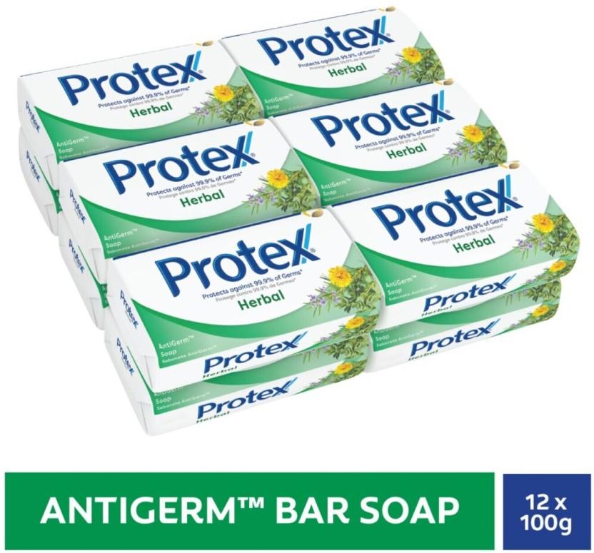 Protex Anti Germ Bar Soap Herbal (12 x 100 g)